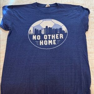 Blue Graphic Tee - No Other Home